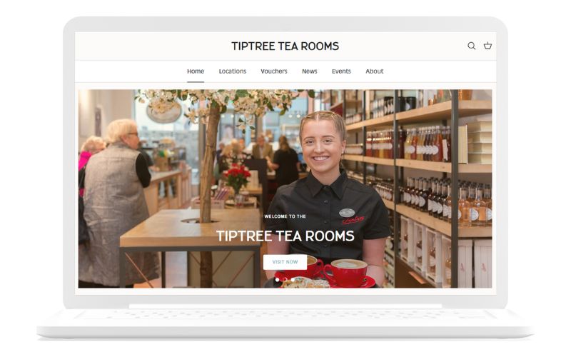 New Tiptree Tea Rooms Website