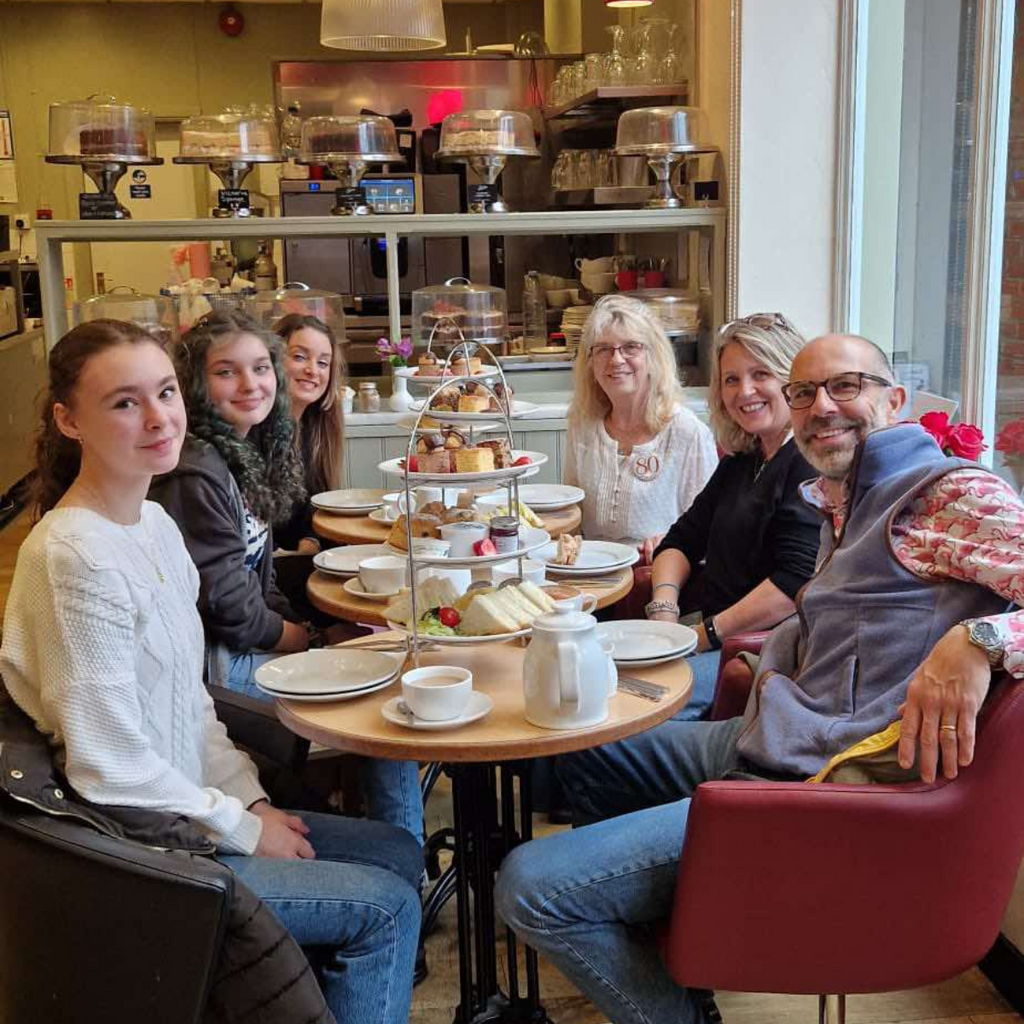 Lovely Group Celebrates 80th Birthday with Afternoon Tea at Saffron Walden Tea Room