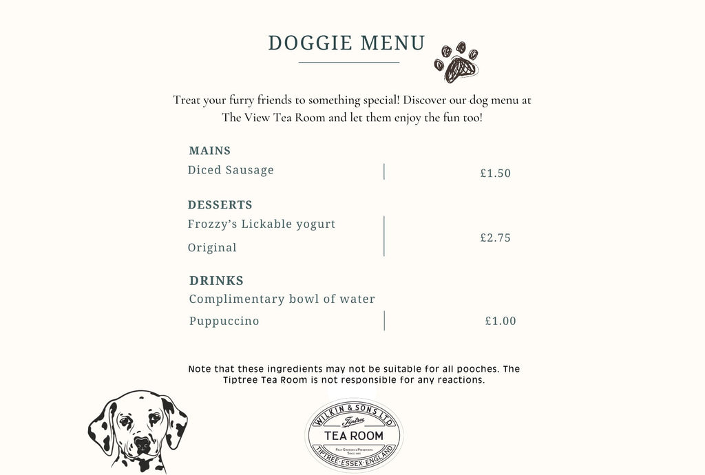 The View Doggie Menu